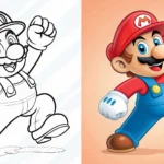 mario coloring pages