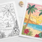 Summer Coloring Pages Printable