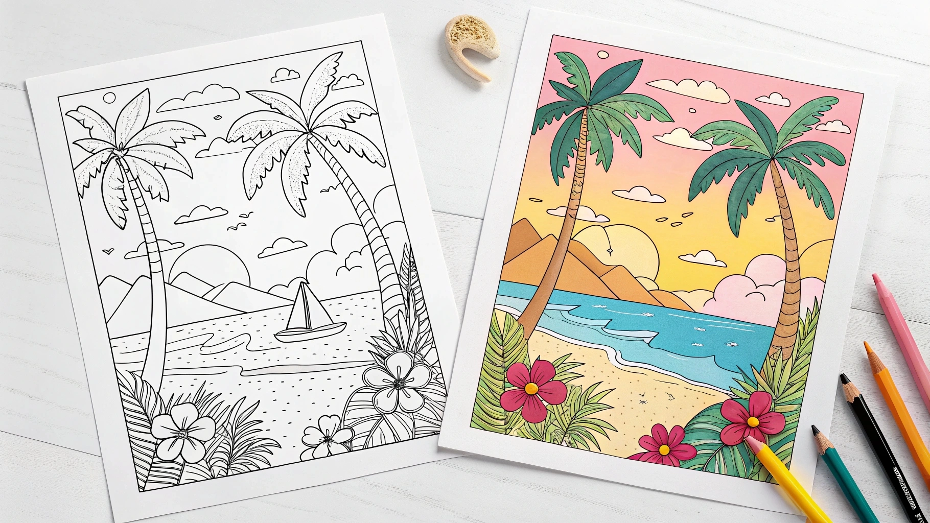 Summer Coloring Pages Printable