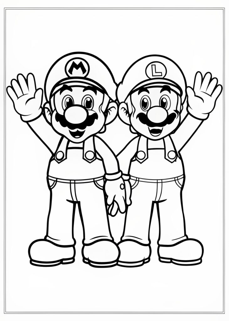 Mario Coloring Pages