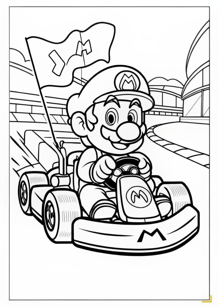 Mario Coloring Pages